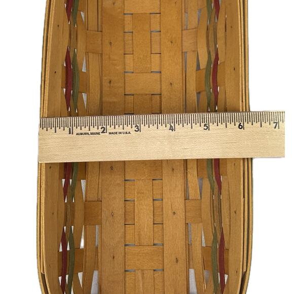 Longaberger 2000 Autumn Reflections Small HARVEST BLESSINGS BASKET 2 Protectors - Picture 10 of 12